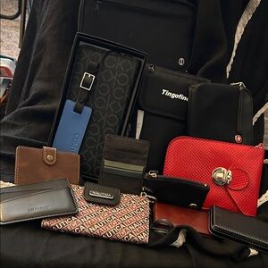 Lot of 12 Wallets, Read Description